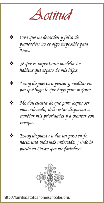 recordatorios actitud